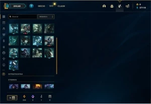 CONTA GOLD 4 SMURF (SKINS LENDARIAS NOS ESPOLIOS) - League of Legends LOL