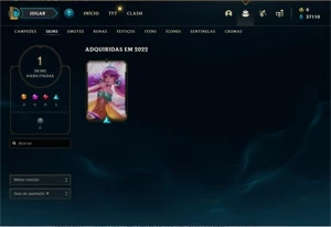 CONTA GOLD 4 SMURF (SKINS LENDARIAS NOS ESPOLIOS) - League of Legends LOL