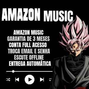 Amazon Music + 3 Meses + Entrega Automática - Assinaturas e Premium