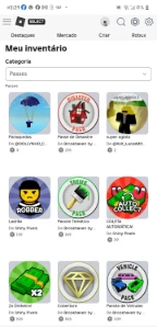 Conta do roblox boa