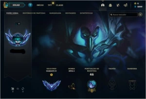 D4 CONTA SMURF / 33 CHAMP/ 5 SKINS / 61% WINRATE - League of Legends LOL