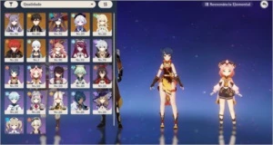 AR 52 Ayaka / Yanfei C6 + Orações / Zhongli entre outros T5 - Genshin Impact