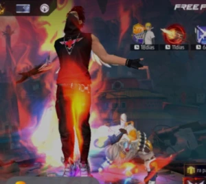 Conta Free fire gemada com Angélicas e Aura Alada