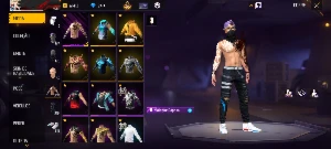 Conta Free fire gemada com Angélicas e Aura Alada