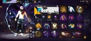Conta Free fire gemada com Angélicas e Aura Alada