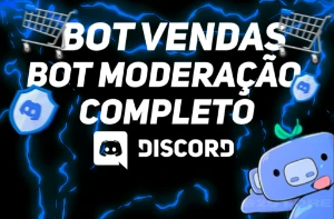 Discord Bot De Moderação Completo E Vendas Automaticas - Redes Sociais
