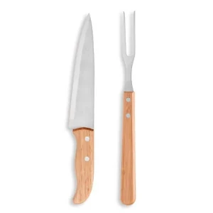 Kit Churrasco 2 Peças com Caixa - Artesanato e Personalizados