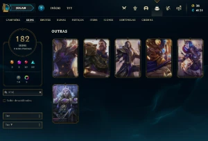 conta ativa desde 2014 - League of Legends LOL