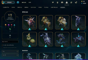 conta ativa desde 2014 - League of Legends LOL