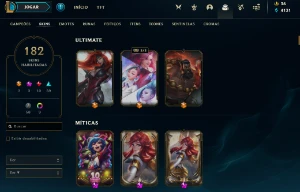 conta ativa desde 2014 - League of Legends LOL