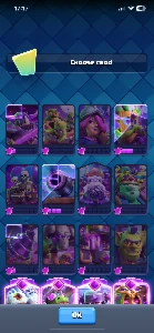Conta de clash Royale