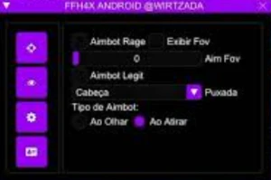 mod menu para free fire hs peito e full capa %100