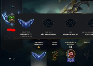 Conta Diamante Iv Solo Duo Padrão Supplyboost 1 - League of Legends LOL