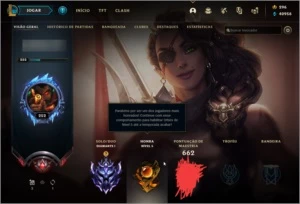 Conta League of Legends - Diamante 1(MMR Grão-mestre) LOL