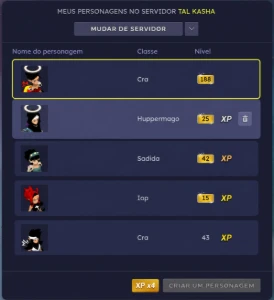 vendo conta de dofus