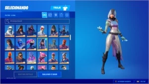 Conta de fortnite Com 300 skins, ikonik, glow