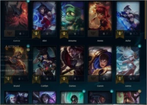 Conta Lol lvl56 Gold - League of Legends