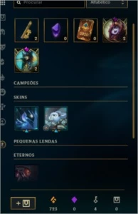 Conta Lol lvl56 Gold - League of Legends