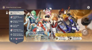 Conta Genshin - 26 T5, 100 Invocações, no Garantido e Mais! - Genshin Impact