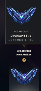 Conta Diamante Com Mmr Mestre/Gm - League of Legends LOL