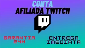 CONTA AFILIADA TWITCH - ENTREGA IMEDIATA - Social Media