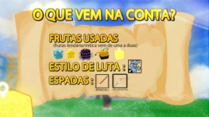 ⚠️Conta Blox Fruits  ⚠️ A Mais Completa! - Roblox