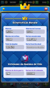 Conta Clash Royale Nível Máximo