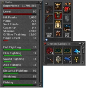 Royal Paladin 90 Menera - Tibia
