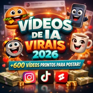 Vídeos De IA VIRAIS 2026 - Redes Sociais