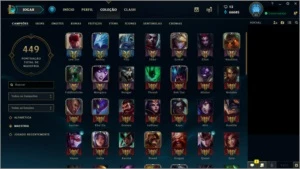 Conta criada em 2012 com Todos Heróis e diversas Skins - League of Legends LOL