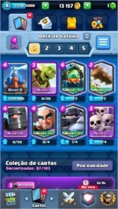 CONTA CLASH ROYALE 4700 TROFÈUS COM VARIAS LENDARIAS!!