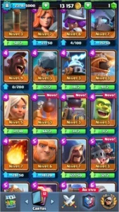 CONTA CLASH ROYALE 4700 TROFÈUS COM VARIAS LENDARIAS!!