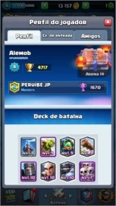 CONTA CLASH ROYALE 4700 TROFÈUS COM VARIAS LENDARIAS!!