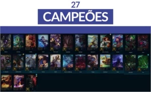CONTA LEAGUE OF LEGENDS PLATINA 3 • 27 CAMPEÕES • HIGH MMR LOL