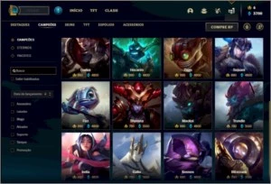 Conta prata 4 com 135 champs, 395 skins ( 6 Prestigios ) - League of Legends LOL