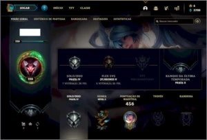 Conta prata 4 com 135 champs, 395 skins ( 6 Prestigios ) - League of Legends LOL