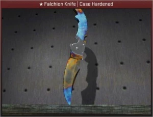 Falchion Knife | Case Hardened - Counter Strike CS