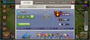 Conta Clash of clans cv 12 inicio