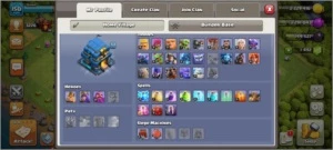 Conta Clash of clans cv 12 inicio