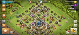 Conta Clash of clans cv 12 inicio