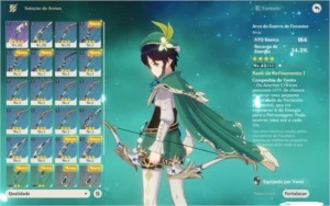 O melhor dano em área (Venti) + a melhor healer (Qiqi)e tem+ - Genshin Impact