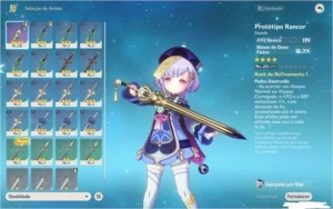 O melhor dano em área (Venti) + a melhor healer (Qiqi)e tem+ - Genshin Impact