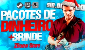 GTA ONLINE | PACOTE 300 MILHÕES DE DINHEIRO +BRINDE