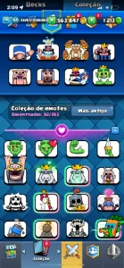 Vendo conta dó clash Royale antiga é bem gemada
