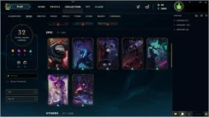 CONTA LOL - PRATA 2 32 SKINS - C-LUX ELEMENTALISTA! - League of Legends