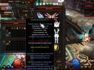 Megamu Staff Blue Full +15 Sm/Mg End Game Mu Online