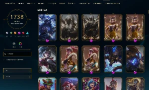 conta diamante 2 1700+ skins - League of Legends LOL