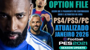 Pes 2021 – Option File Completo | Fevereiro 2026 🔥Ps4 Ps5 - eFootball PES