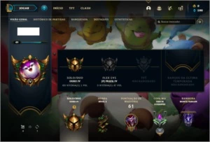 Conta ouro 4 com 44 champs e 7 skins - League of Legends LOL