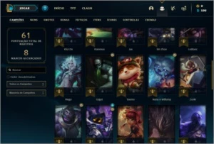Conta ouro 4 com 44 champs e 7 skins - League of Legends LOL